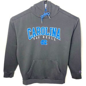 Vintage Champion North Carolina Tar Heels UNC Pullover Hoodie Sweatshirt Large